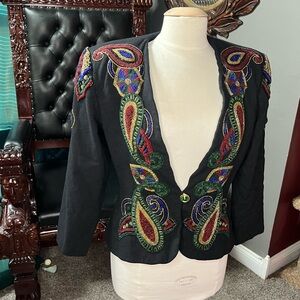 Vintage beaded blazer